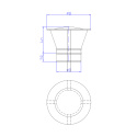 Daszek 100 Parasol 0,8mm żar.