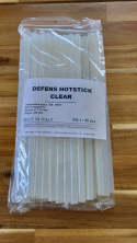 Klej do pistoletu na gorąco Defens Hotstick Clear wkłady 11mm 1 kg 35 szt transparentny