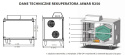 Rekuperator Centrala wentylacyjna 250 Jawar